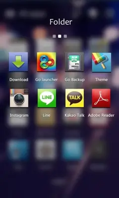 Unique GO Launcher Theme android App screenshot 2